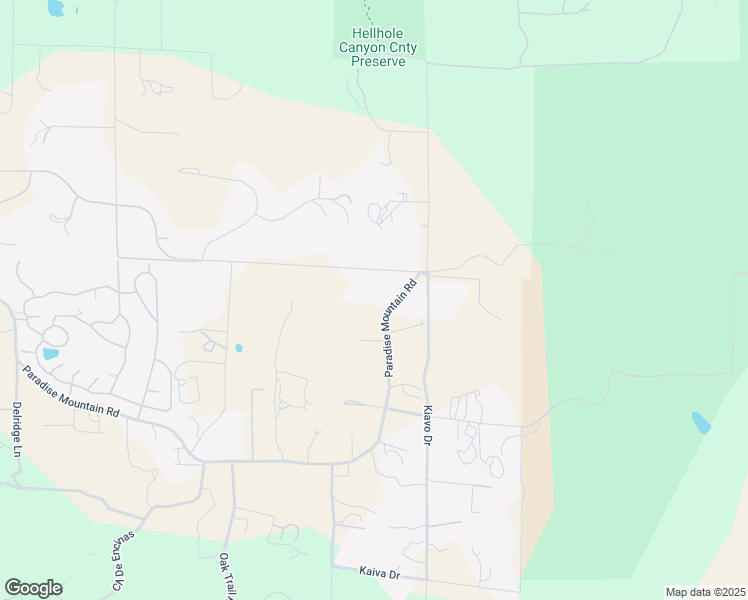 map of restaurants, bars, coffee shops, grocery stores, and more near 19336 Paradise Mountain Road in Valley Center