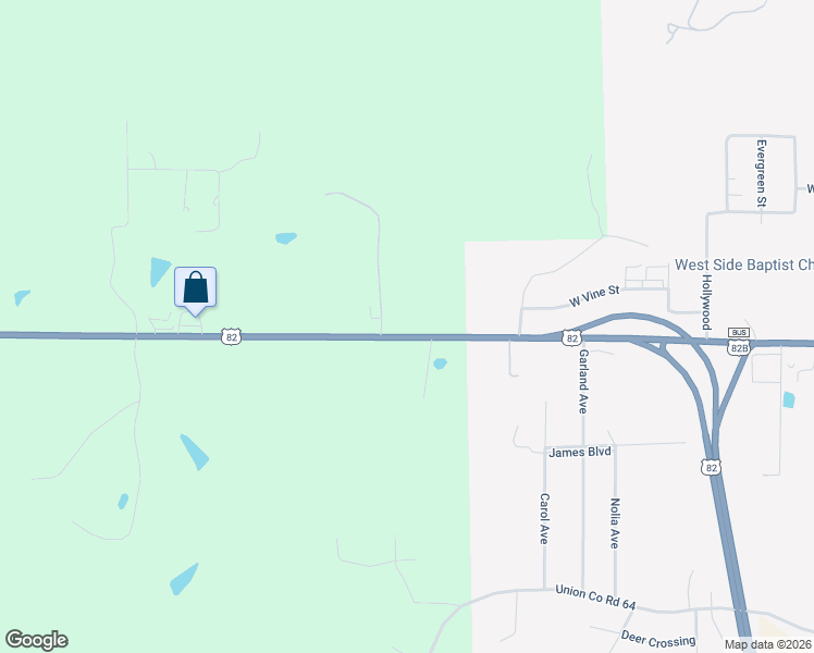 map of restaurants, bars, coffee shops, grocery stores, and more near 3308 West Hillsboro Street in El Dorado
