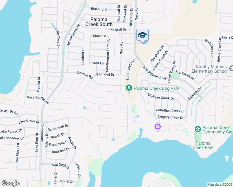 map of restaurants, bars, coffee shops, grocery stores, and more near 1201 Petrel Drive in Little Elm