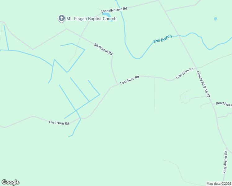 map of restaurants, bars, coffee shops, grocery stores, and more near 283 Lost Horn Road in Reevesville