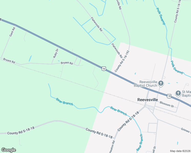 map of restaurants, bars, coffee shops, grocery stores, and more near 6923 Dorange Road in Reevesville