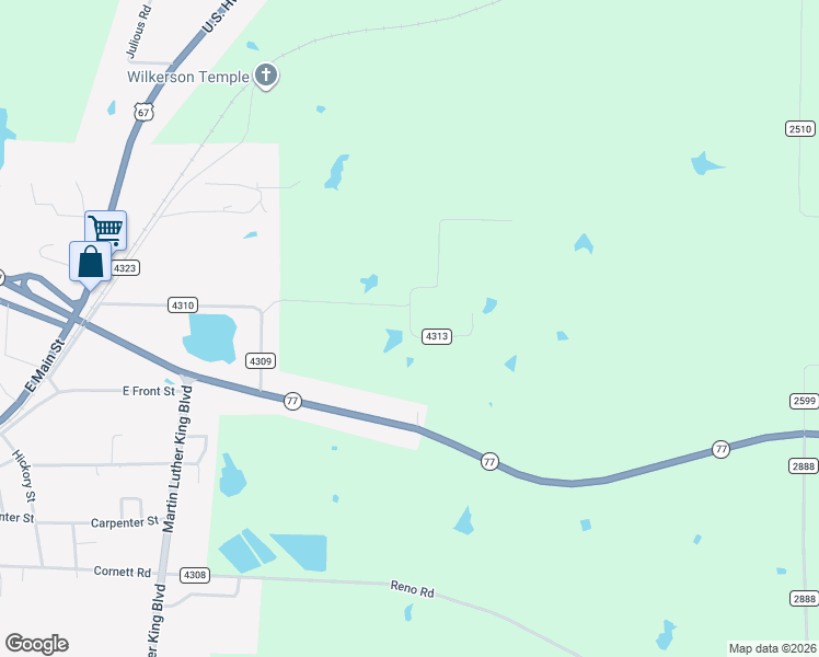 map of restaurants, bars, coffee shops, grocery stores, and more near County Road 4313 in Naples