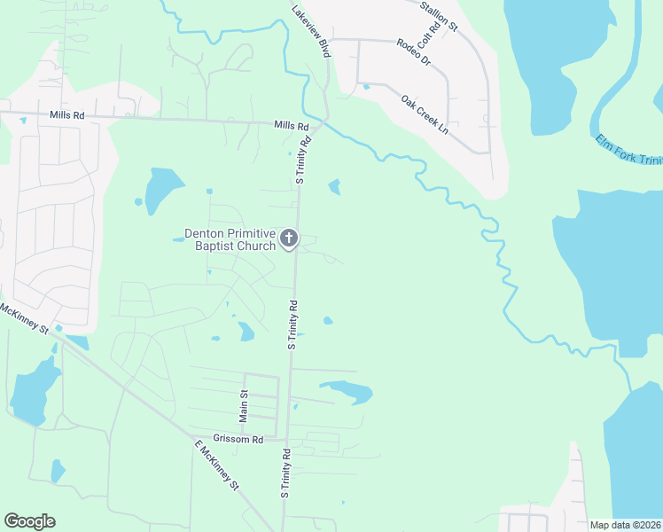 map of restaurants, bars, coffee shops, grocery stores, and more near 651 South Trinity Road in Denton