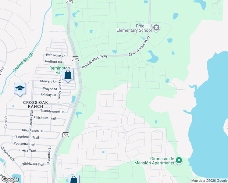map of restaurants, bars, coffee shops, grocery stores, and more near 348 Moonvine Drive in Little Elm