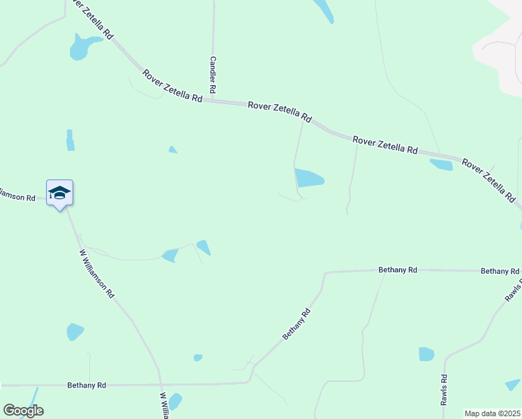 map of restaurants, bars, coffee shops, grocery stores, and more near 1200 Rover Zetella Road in Williamson