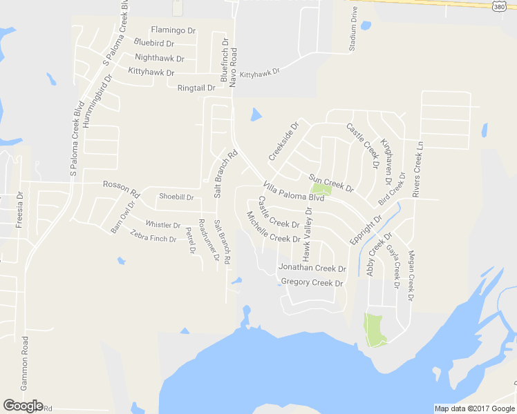map of restaurants, bars, coffee shops, grocery stores, and more near 1805 Castle Creek in Little Elm