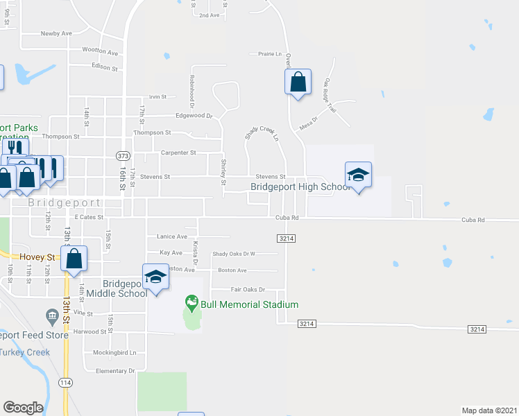 map of restaurants, bars, coffee shops, grocery stores, and more near 2206 Wells Fargo Court in Bridgeport