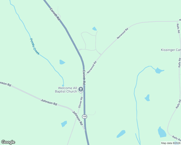 map of restaurants, bars, coffee shops, grocery stores, and more near 36 Norwood Road in Hogansville