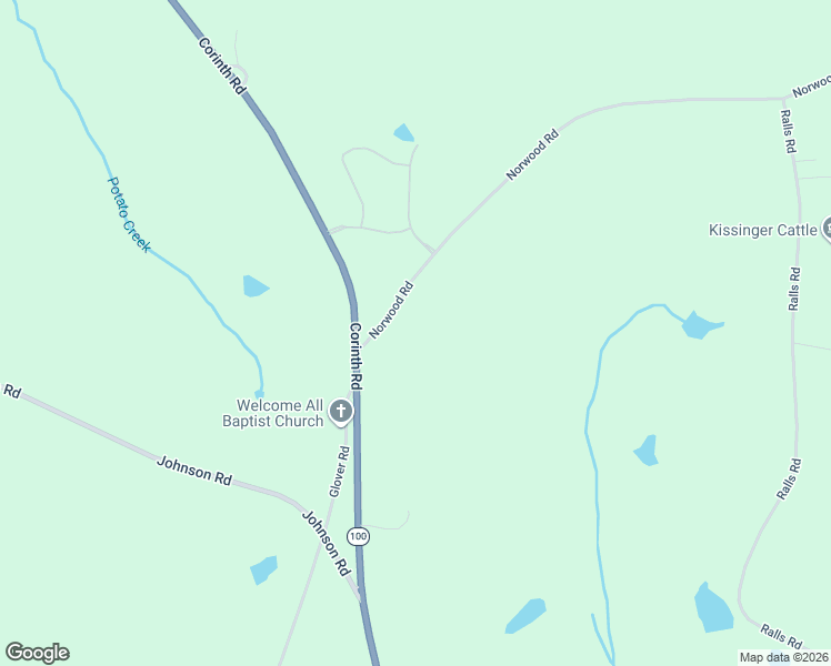 map of restaurants, bars, coffee shops, grocery stores, and more near 36 Norwood Road in Hogansville