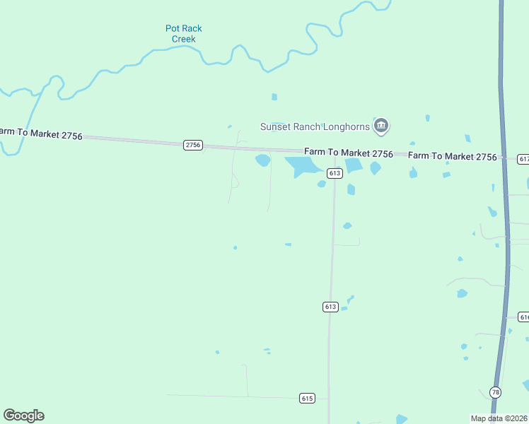 map of restaurants, bars, coffee shops, grocery stores, and more near 3535 Johnson Hill Lane in Farmersville
