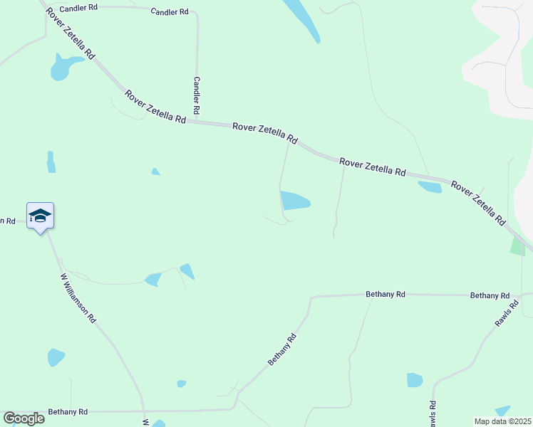 map of restaurants, bars, coffee shops, grocery stores, and more near 1200 Rover Zetella Road in Williamson