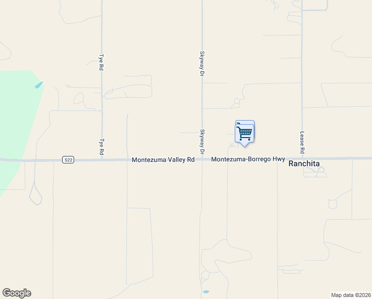 map of restaurants, bars, coffee shops, grocery stores, and more near 37304 Montezuma Valley Road in Warner Springs