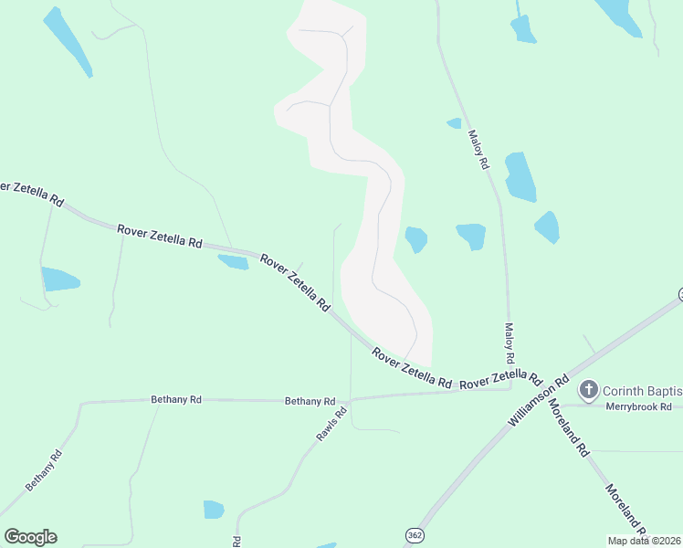 map of restaurants, bars, coffee shops, grocery stores, and more near 1691 Rover Zetella Road in Griffin