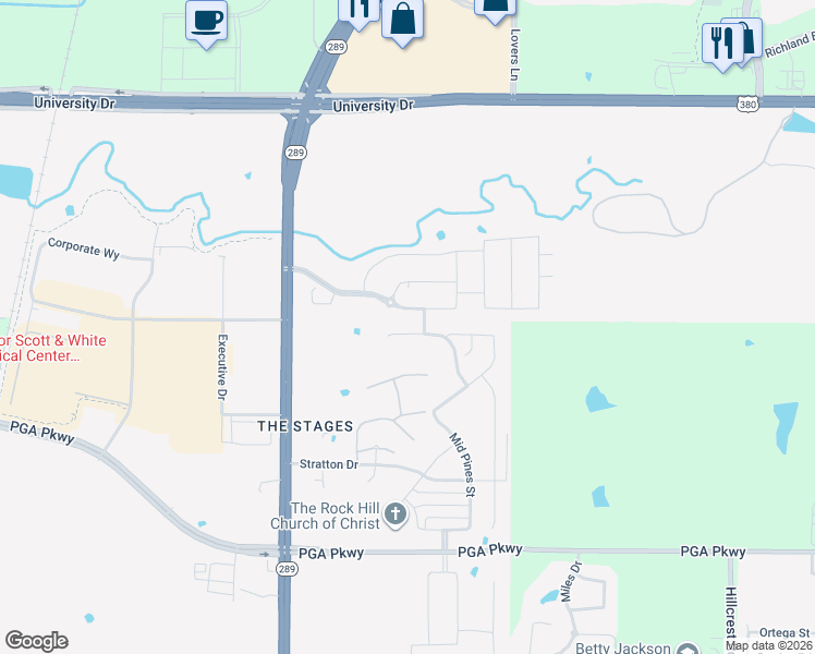 map of restaurants, bars, coffee shops, grocery stores, and more near 9541 Summit Hills Drive in Frisco