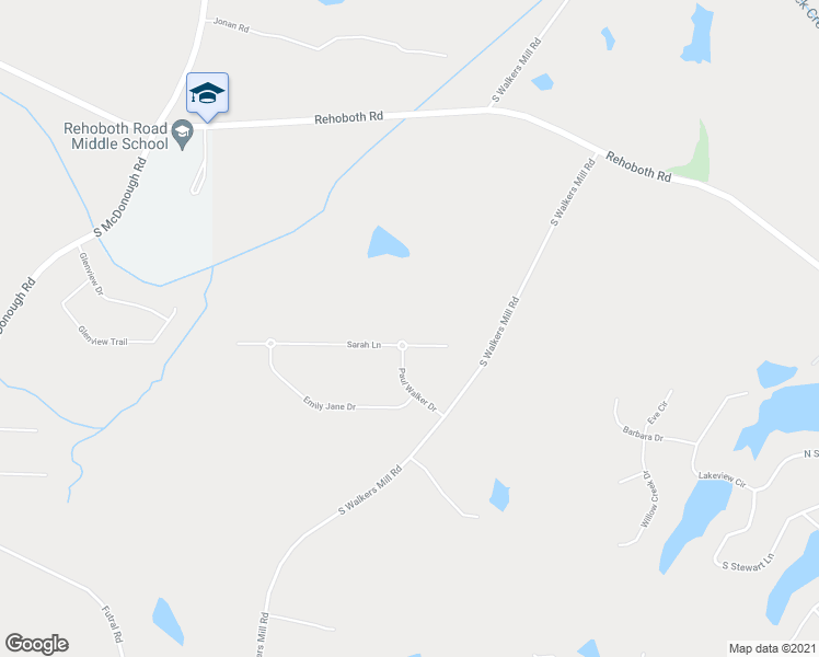 map of restaurants, bars, coffee shops, grocery stores, and more near 3011 Sarah Lane in Griffin