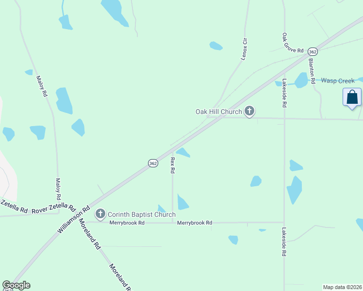 map of restaurants, bars, coffee shops, grocery stores, and more near 2696 Williamson Rd in Williamson