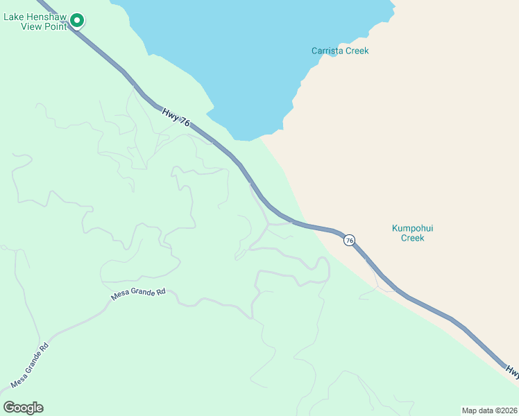 map of restaurants, bars, coffee shops, grocery stores, and more near 2 Mesa Grande Road in Santa Ysabel
