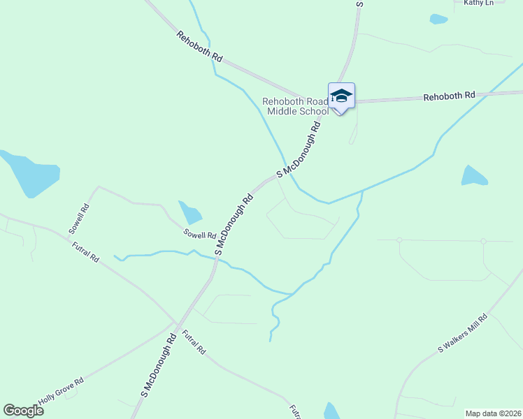 map of restaurants, bars, coffee shops, grocery stores, and more near 204 Glenview Trail in Griffin