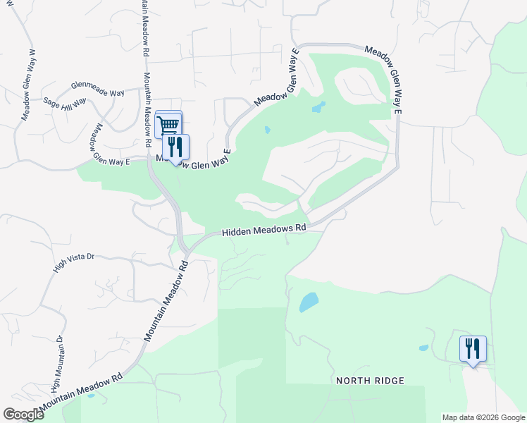 map of restaurants, bars, coffee shops, grocery stores, and more near 10353 Pinion Trail in Escondido