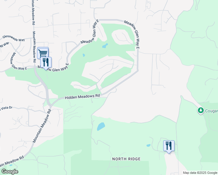 map of restaurants, bars, coffee shops, grocery stores, and more near 10551 Laurel Path in Escondido