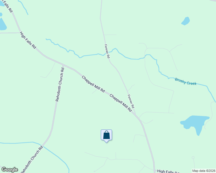 map of restaurants, bars, coffee shops, grocery stores, and more near 1372 Chappell Mill Road in Jackson