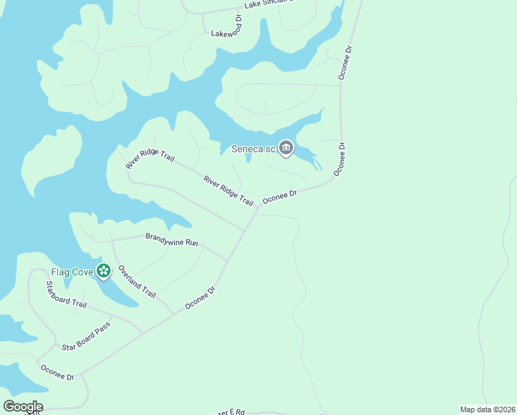 map of restaurants, bars, coffee shops, grocery stores, and more near 258 Oconee Drive in Sparta