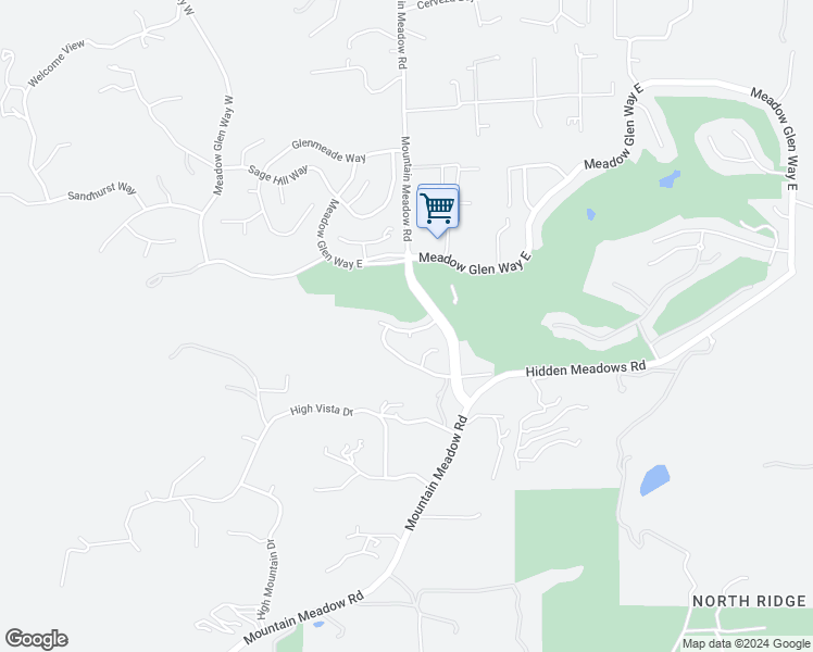 map of restaurants, bars, coffee shops, grocery stores, and more near 10254 Spruce Woodland Way in Escondido