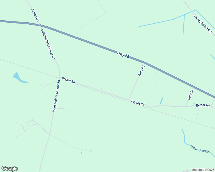 map of restaurants, bars, coffee shops, grocery stores, and more near 374 Bryant Road in Reevesville