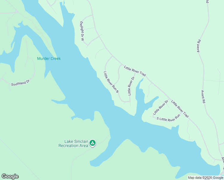 map of restaurants, bars, coffee shops, grocery stores, and more near 132 Little River Run North in Eatonton