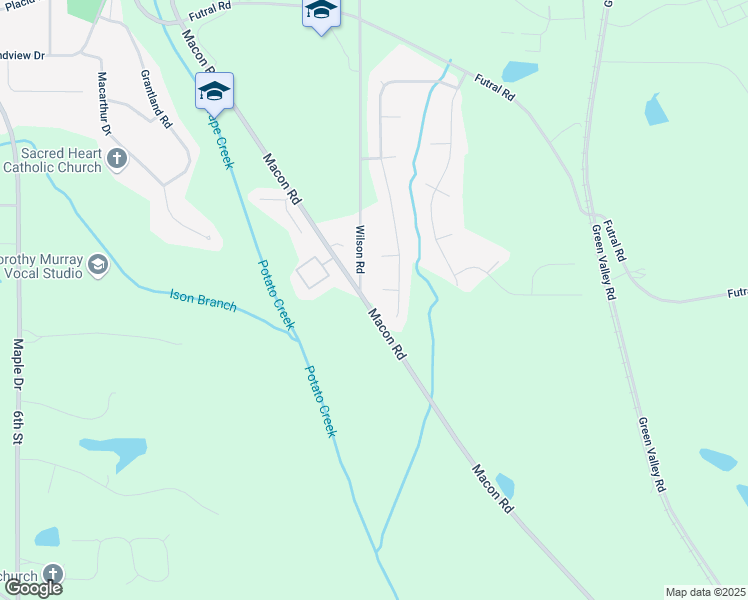 map of restaurants, bars, coffee shops, grocery stores, and more near 235 Autumn Ridge Drive in Griffin