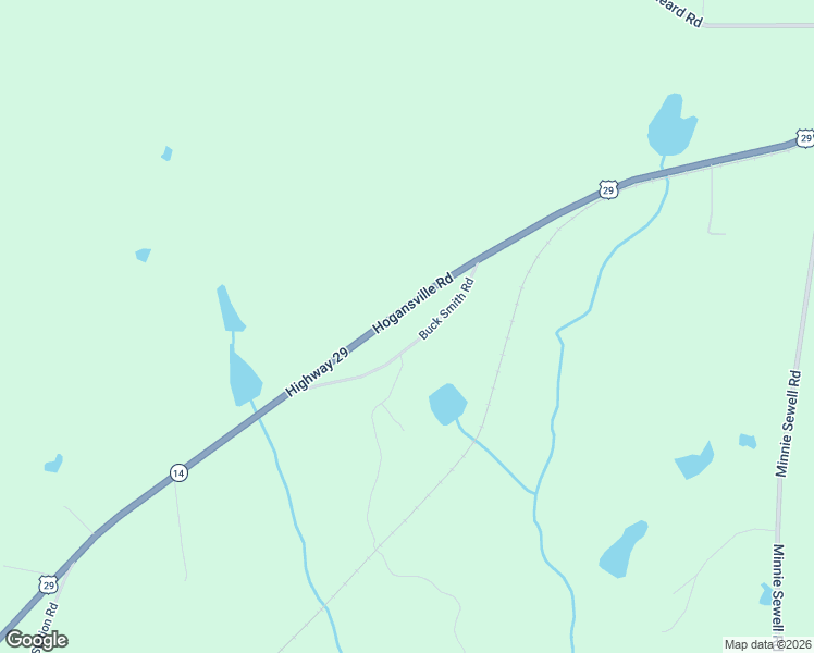 map of restaurants, bars, coffee shops, grocery stores, and more near 183 Buck Smith Rd in Hogansville