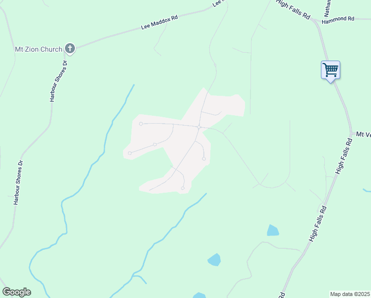 map of restaurants, bars, coffee shops, grocery stores, and more near 192 Woodlands Drive in Jackson