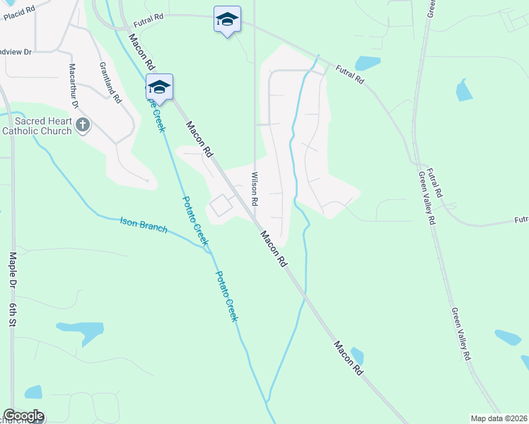 map of restaurants, bars, coffee shops, grocery stores, and more near 229 Autumn Ridge Drive in Griffin