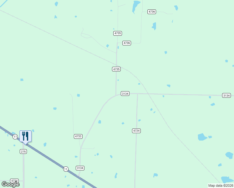 map of restaurants, bars, coffee shops, grocery stores, and more near Farm to Market 3134 in Commerce