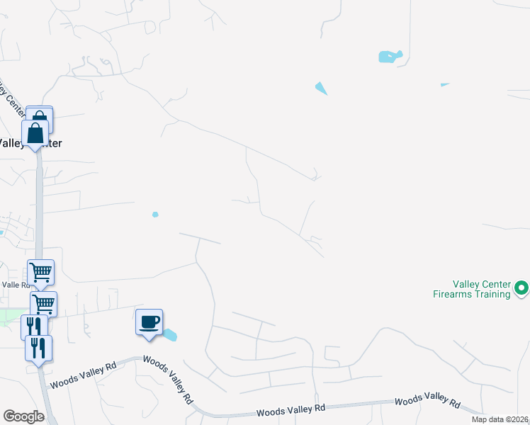 map of restaurants, bars, coffee shops, grocery stores, and more near 14250 Calle De Vista in Valley Center