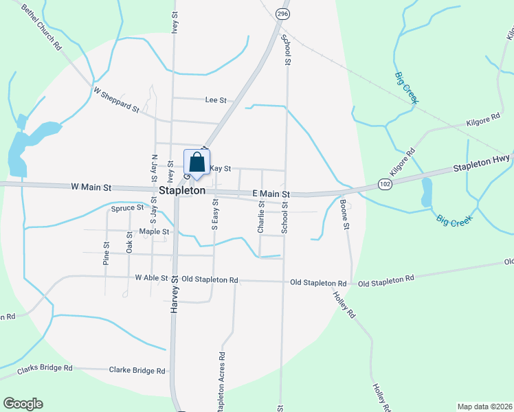map of restaurants, bars, coffee shops, grocery stores, and more near 474 Baker Street in Stapleton