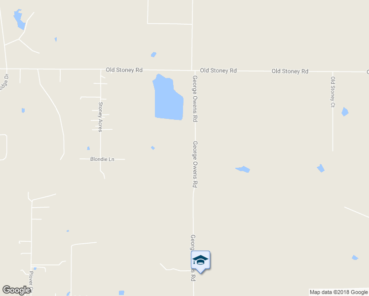 map of restaurants, bars, coffee shops, grocery stores, and more near 3381 George Owens Road in Ponder