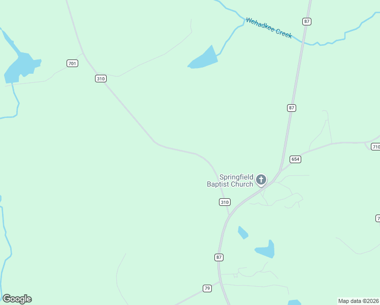 map of restaurants, bars, coffee shops, grocery stores, and more near County Road 310 in Roanoke