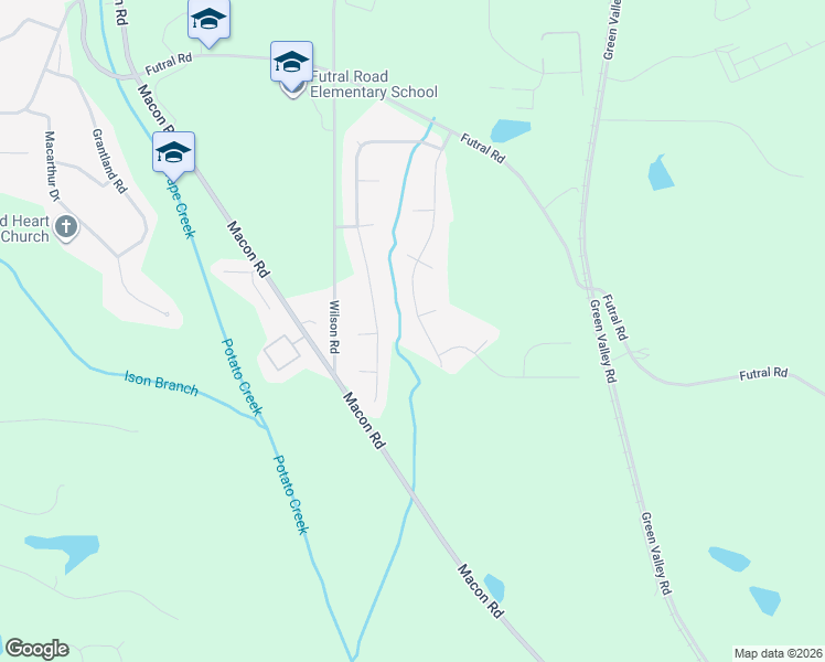 map of restaurants, bars, coffee shops, grocery stores, and more near 333 Stonewood in Griffin
