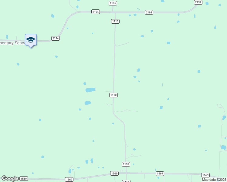 map of restaurants, bars, coffee shops, grocery stores, and more near 2539 County Road 1110 in Farmersville