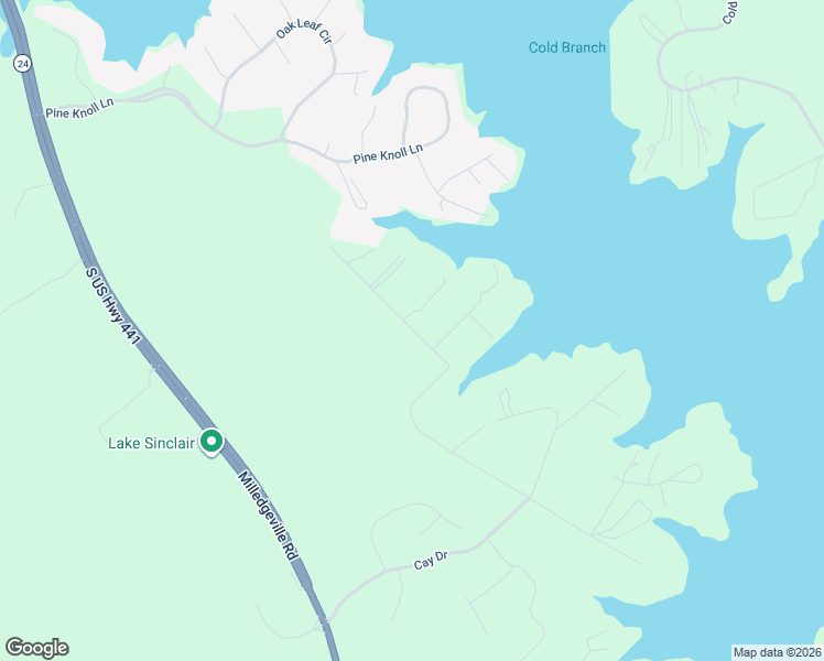 map of restaurants, bars, coffee shops, grocery stores, and more near 112 Brer Rabbit Trail in Milledgeville