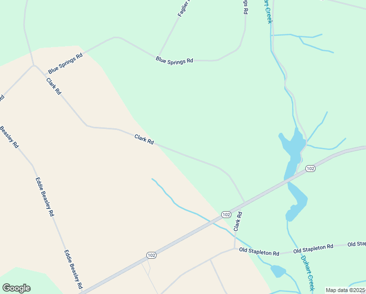 map of restaurants, bars, coffee shops, grocery stores, and more near 1642 Clark Road in Avera