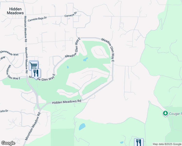 map of restaurants, bars, coffee shops, grocery stores, and more near 27805 Dogwood Glen in Escondido