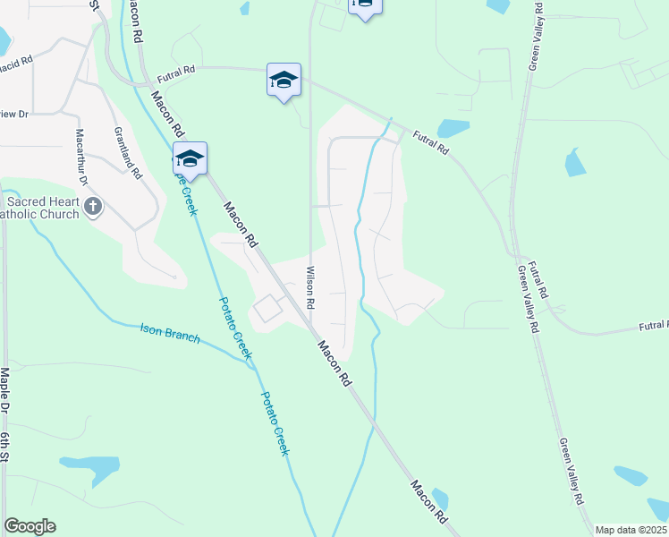 map of restaurants, bars, coffee shops, grocery stores, and more near 219 Autumn Ridge Drive in Griffin