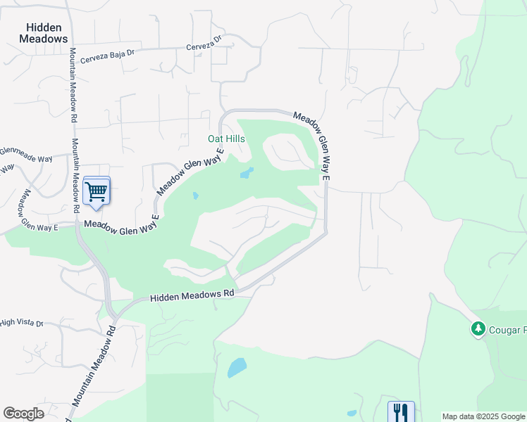 map of restaurants, bars, coffee shops, grocery stores, and more near 27805 Dogwood Glen in Escondido