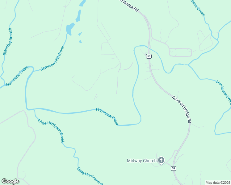 map of restaurants, bars, coffee shops, grocery stores, and more near 10719 Big Hurricane Road in Brookwood