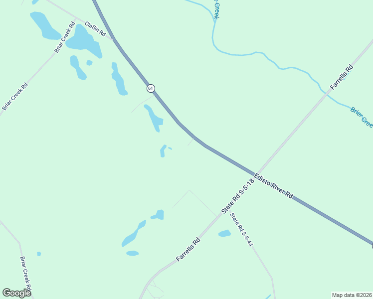 map of restaurants, bars, coffee shops, grocery stores, and more near 5307 Edisto River Road in Branchville