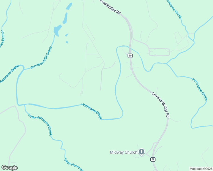 map of restaurants, bars, coffee shops, grocery stores, and more near 10719 Big Hurricane Road in Brookwood