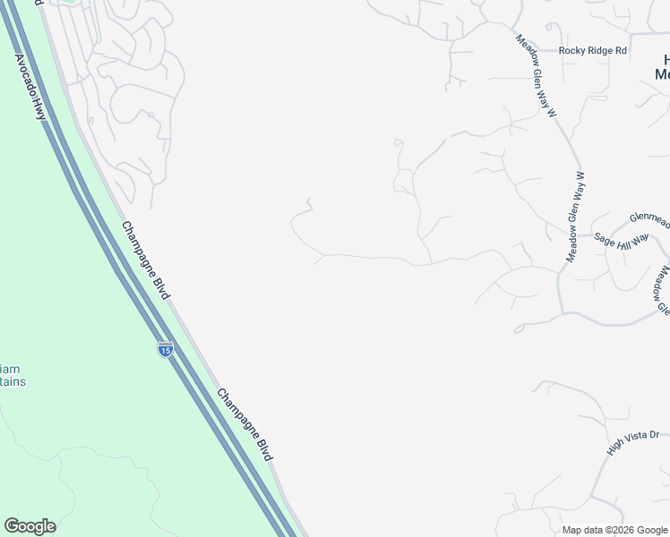 map of restaurants, bars, coffee shops, grocery stores, and more near 28720 Sandhurst Way in Escondido