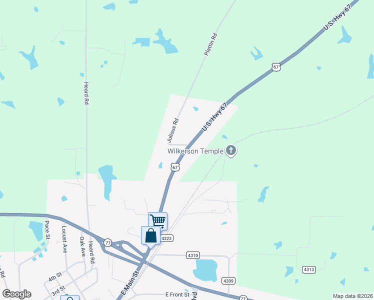 map of restaurants, bars, coffee shops, grocery stores, and more near 530 U.S. 67 in Naples